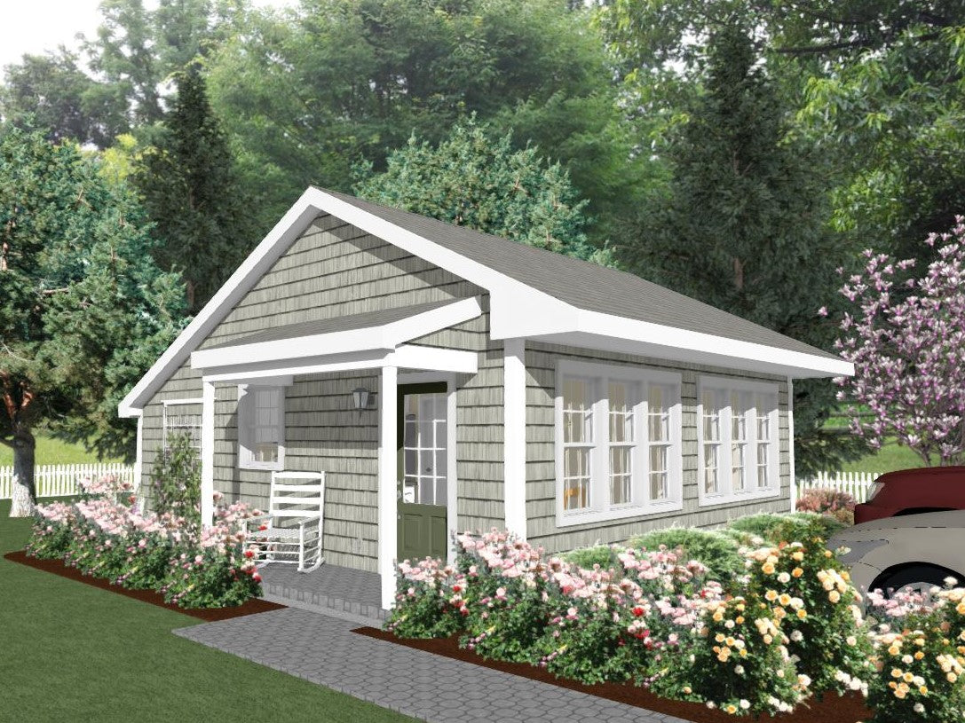 Fairhaven Cottage Plan - 528 sq. ft.