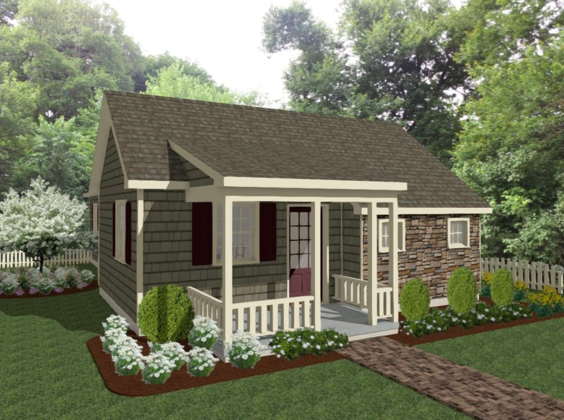 Landenberg 2 BR Cottage Plan - 846 sq. ft.