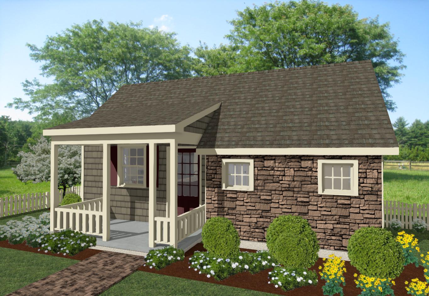 Landenberg 2 BR Cottage Plan - 846 sq. ft.