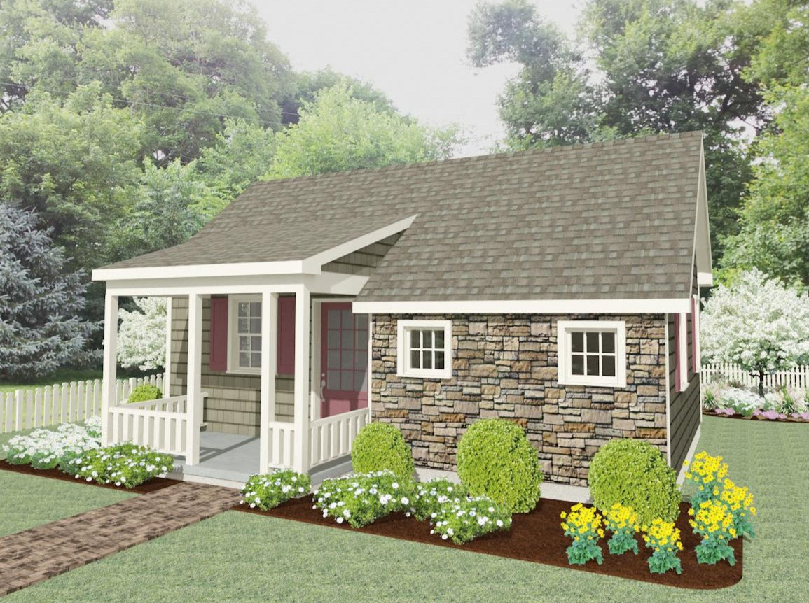 Landenberg 2 BR Cottage Plan - 846 sq. ft.