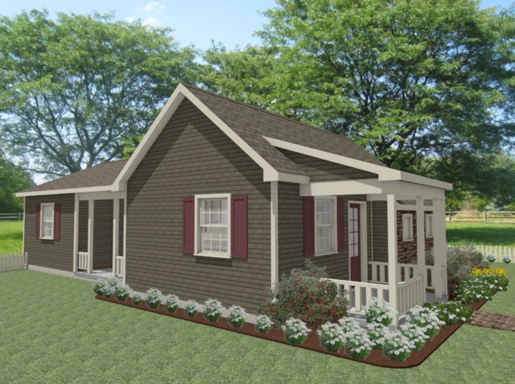 Landenberg 2 BR Cottage Plan - 846 sq. ft.