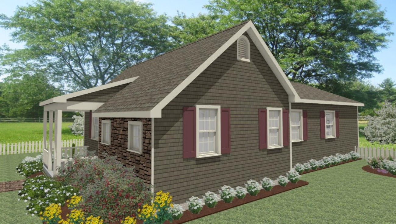 Landenberg 2 BR Cottage Plan - 846 sq. ft.