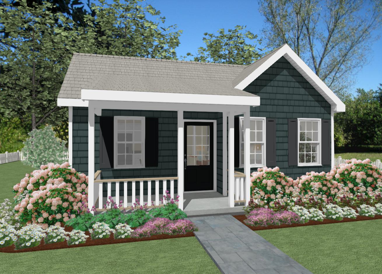 Meadowbrook Cottage Plan - 697 sq. ft.