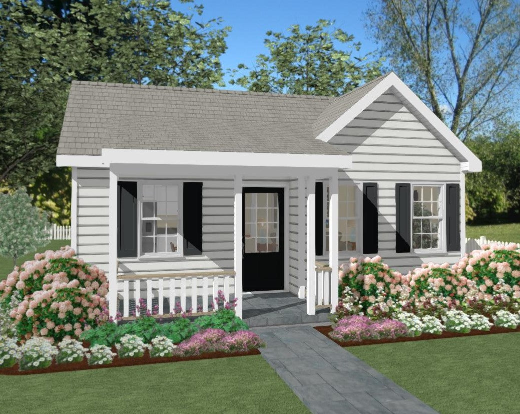 Meadowbrook Cottage Plan - 697 sq. ft.