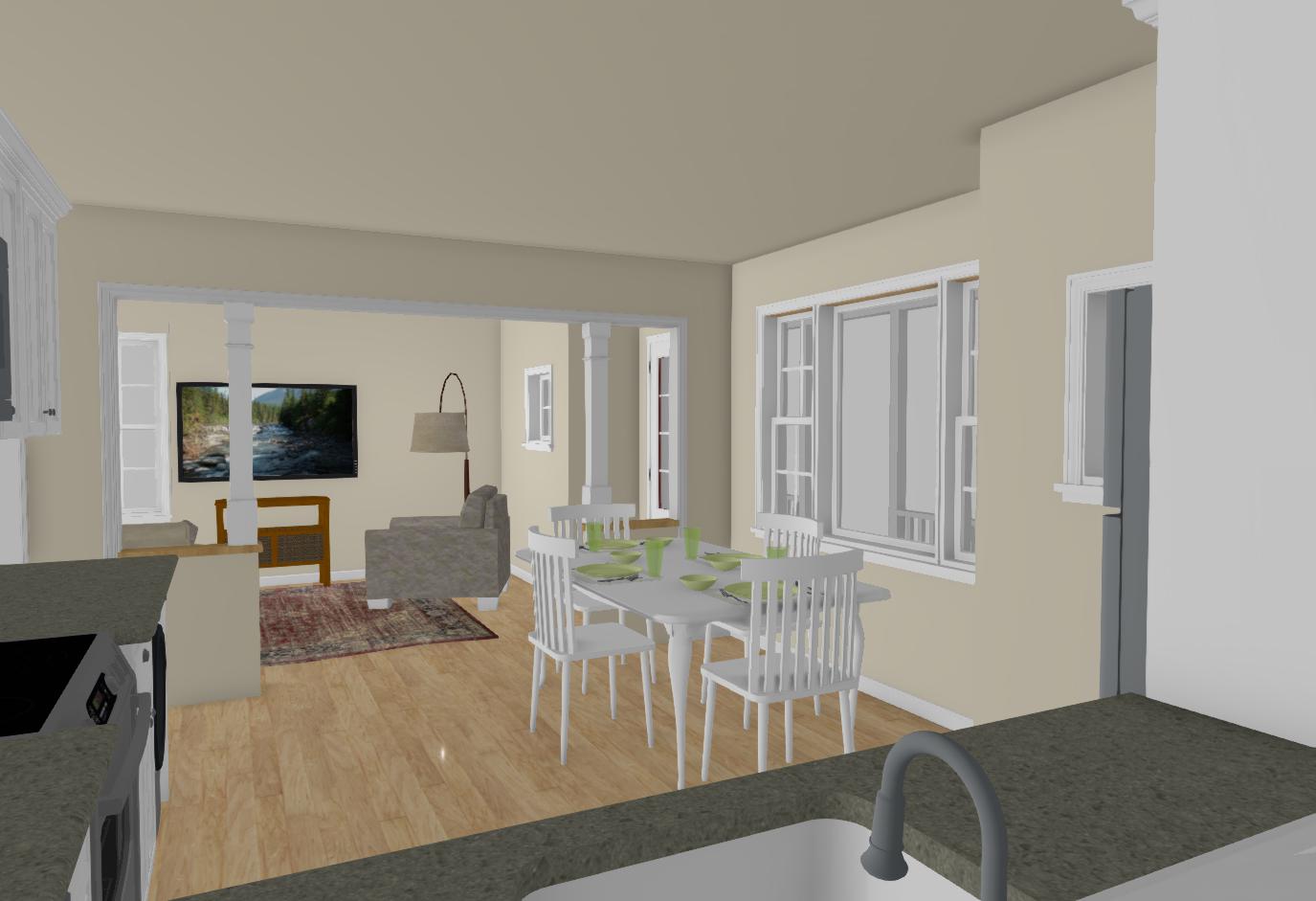 Rockport 2 BR Cottage Plan - 798 sq. ft.