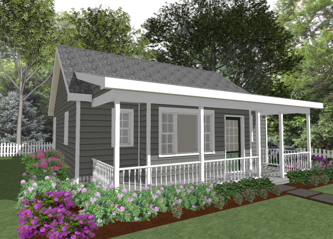 Rockport 2 BR Cottage Plan - 798 sq. ft.