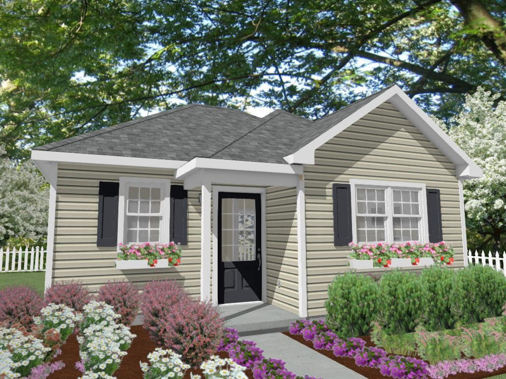 Ashland Cottage Plan - 528 sq. ft.