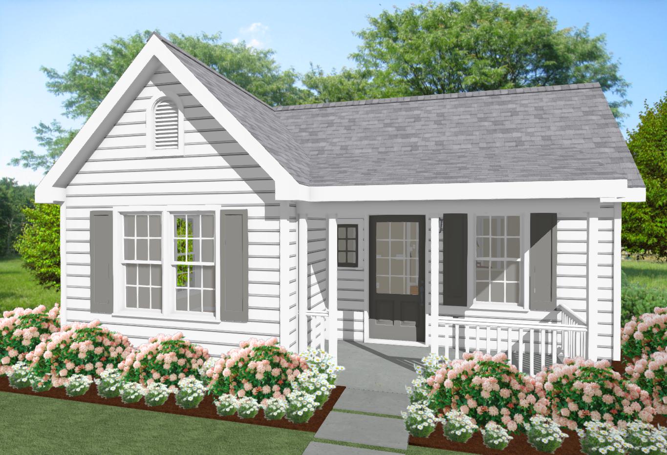 Avondale Cottage Plan -      550 sq. ft.