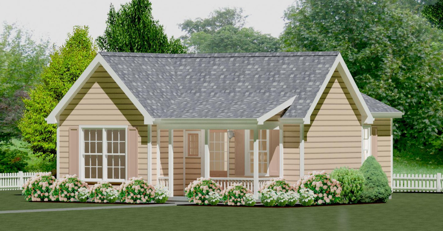 Avondale Cottage Plan - 550 sq. ft.