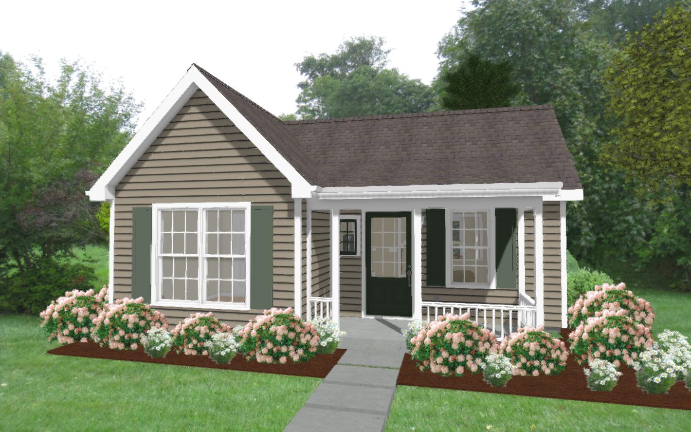 Avondale Cottage Plan -      550 sq. ft.