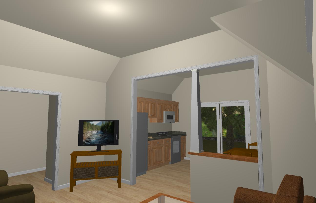 Spring Valley Cottage Plan - 592 sq. ft.