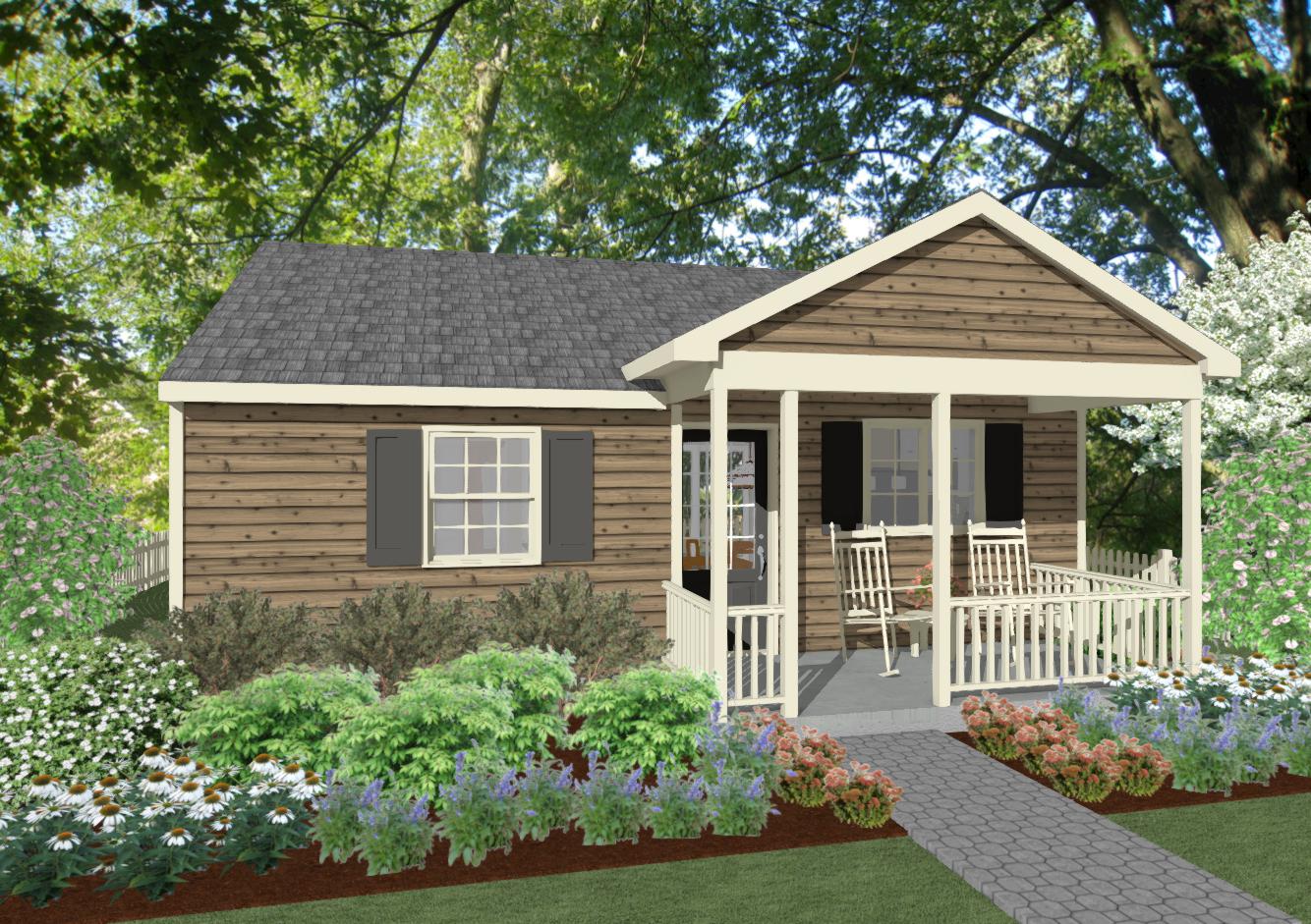 Elverson Cottage Plan - 538 sq. ft.