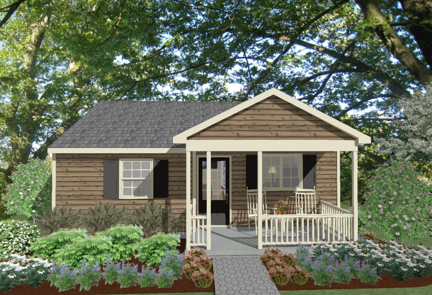 Elverson Cottage Plan - 538 sq. ft.