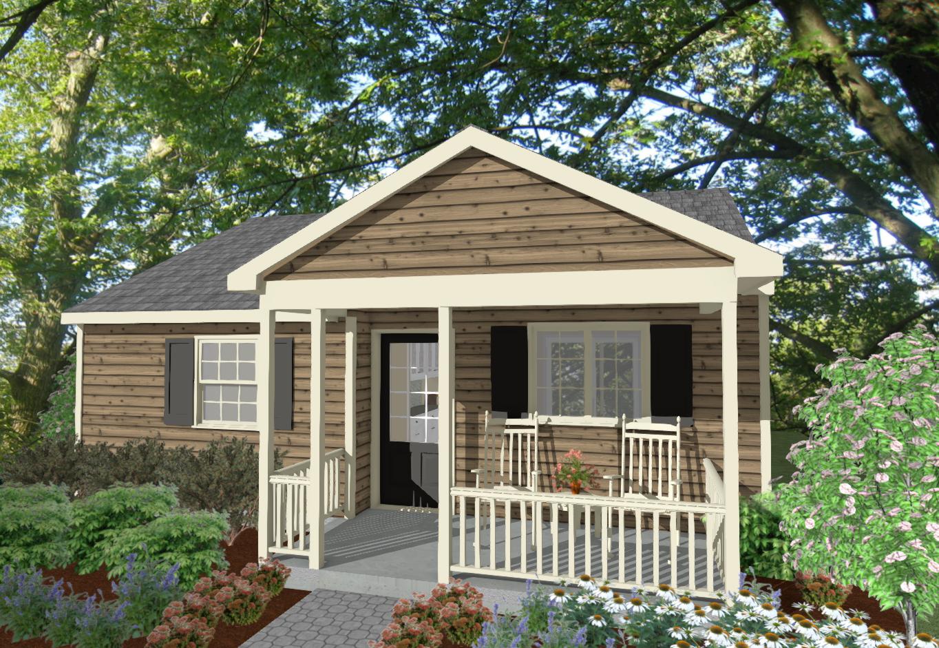 Elverson Cottage Plan - 538 sq. ft.