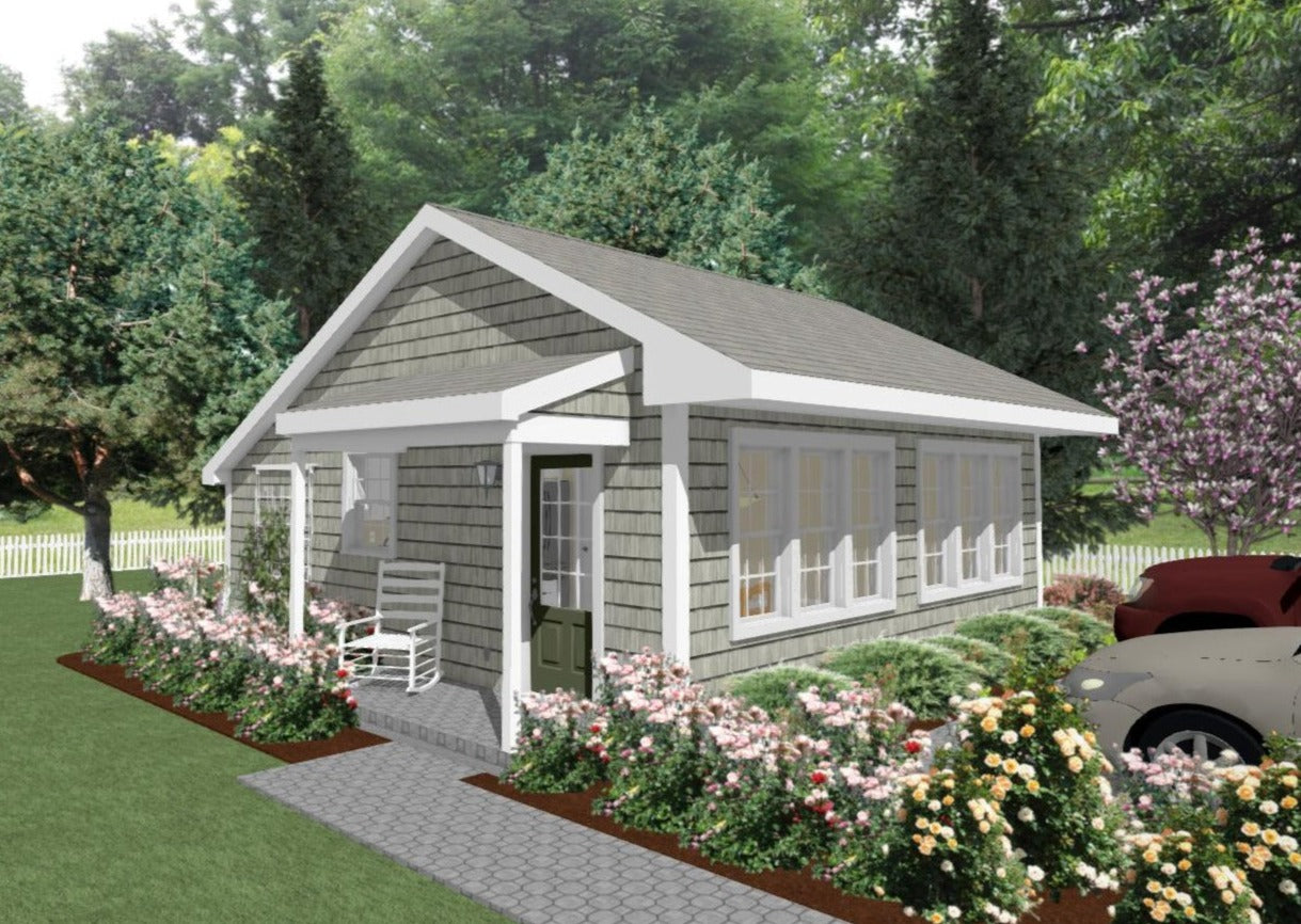 Fairhaven Cottage Plan - 528 sq. ft.