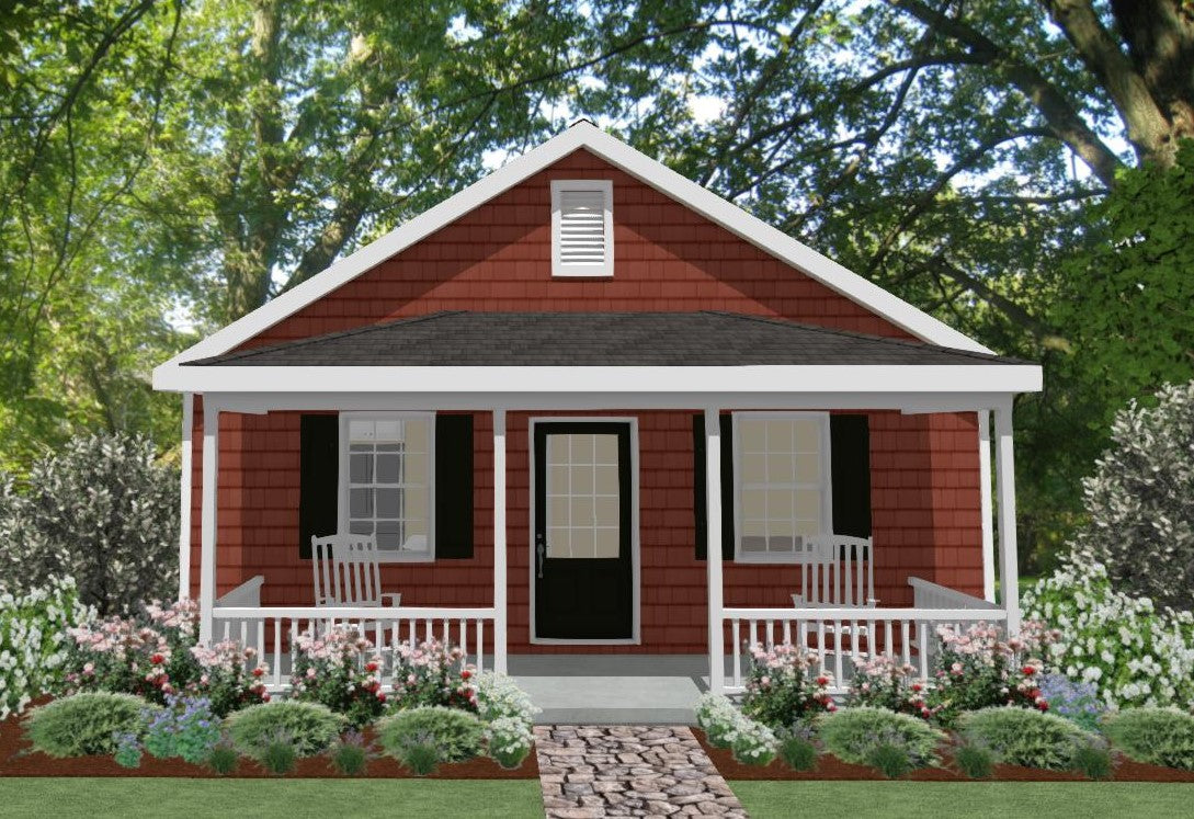 Forrest Grove Cottage Plan - 576 sq. ft.