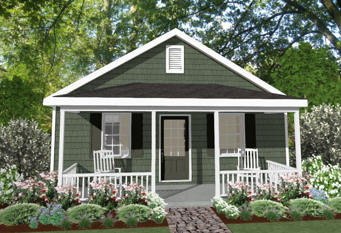 Forrest Grove Cottage Plan - 576 sq. ft.