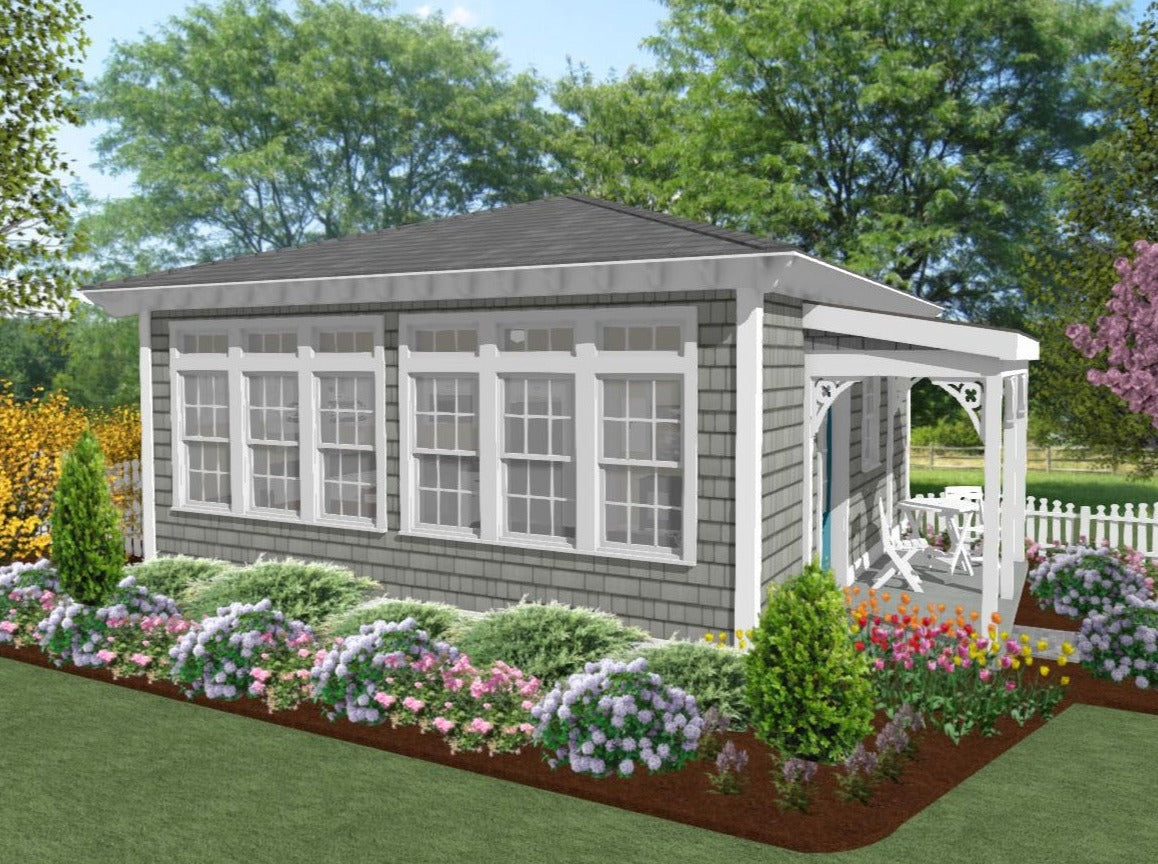 Gardenville Cottage Plan - 400 sq. ft.