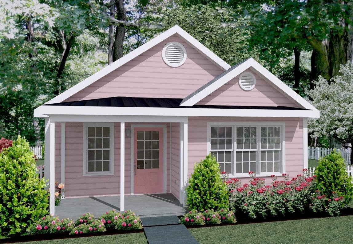 Glenwood Cottage Plan - 576 sq. ft.