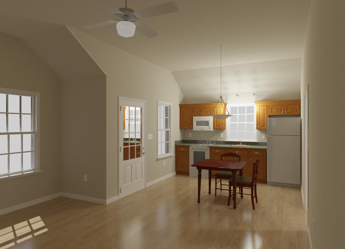 Glenwood Cottage Plan - 576 sq. ft.