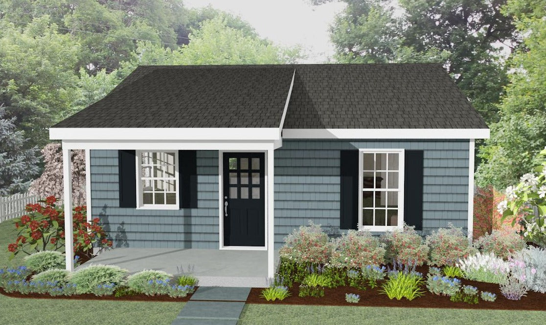 Hamilton Cottage Plan - 572 sq. ft.