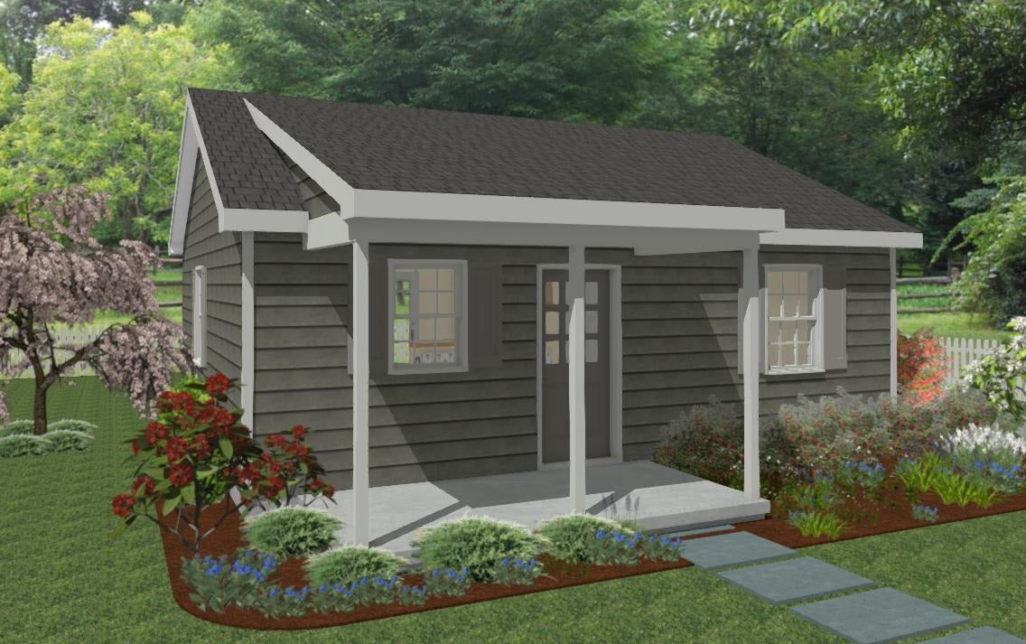 Hanover Cottage Plan - 572 sq. ft.