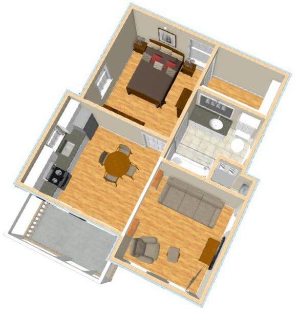 Meadow Run - dollhouse view 2