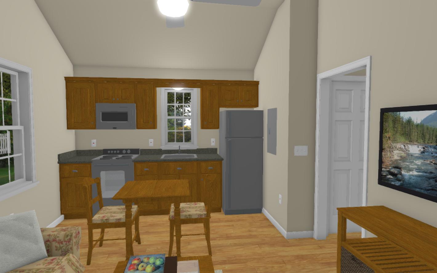 Millford Cottage Plan  -  400 sq. ft.