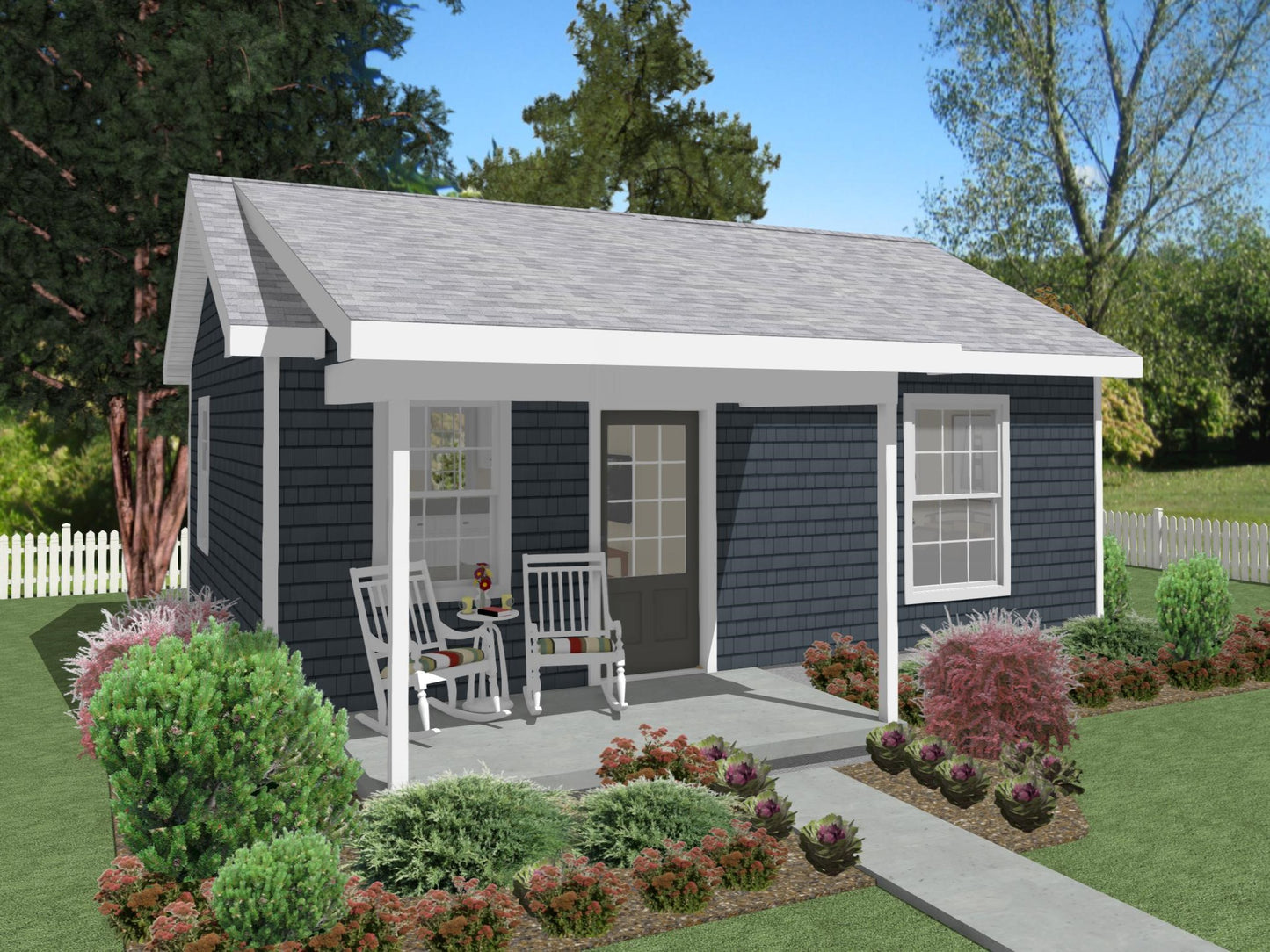 Millstream Cottage Plan - 450 sq. ft.
