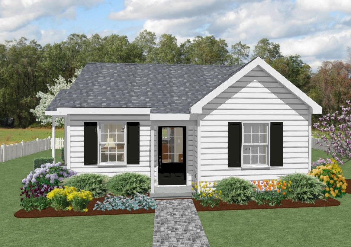 Pine Grove Cottage Plan - 538 sq. ft.