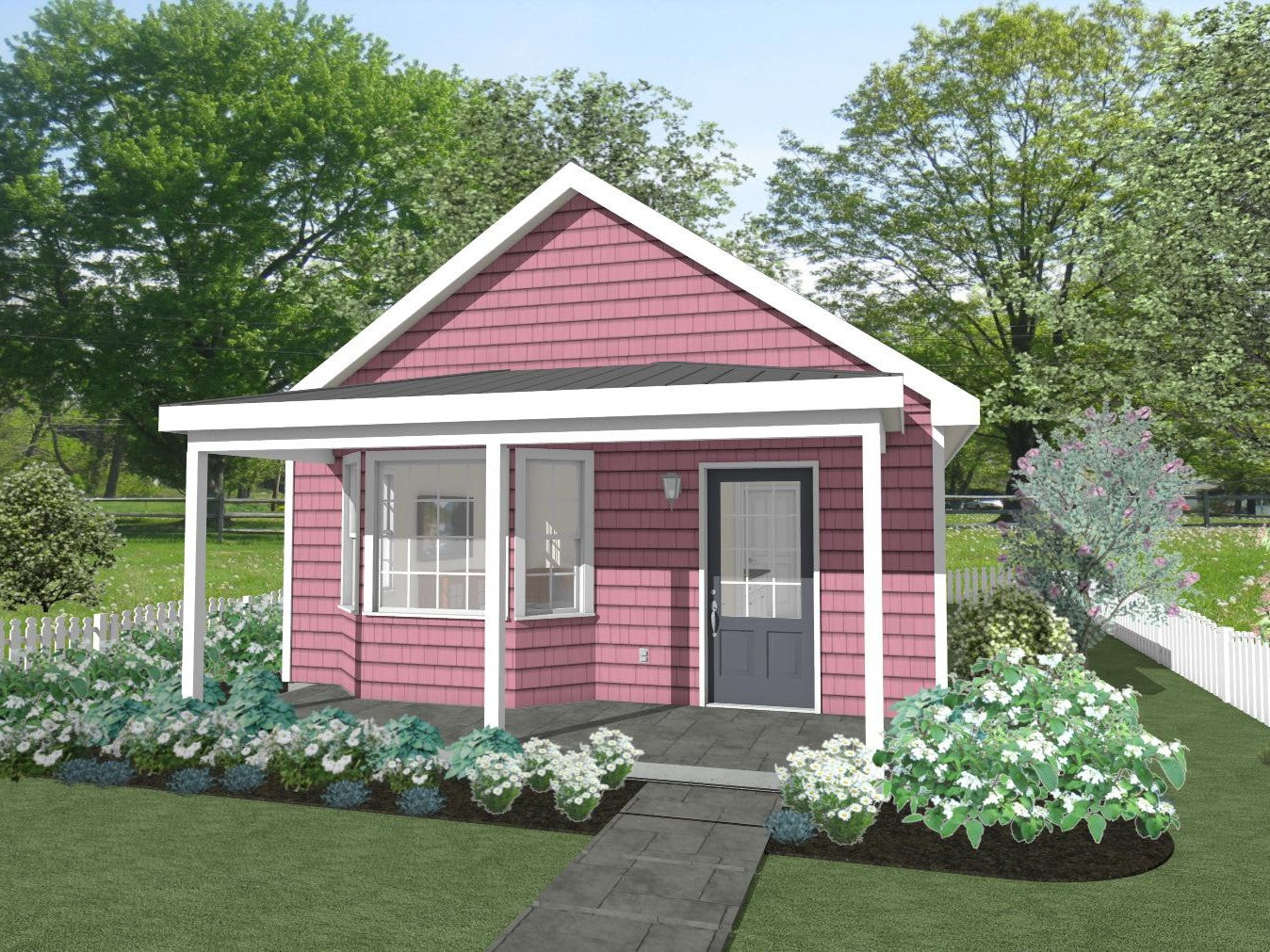 Rosewood Cottage Plan - 651 sq. ft.