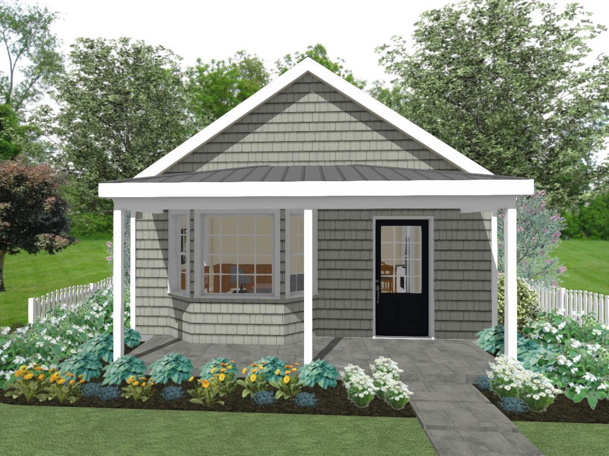 Rosewood Cottage Plan - 651 sq. ft.