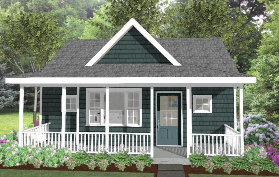 Roxbury Cottage Plan - 600 sq. ft.