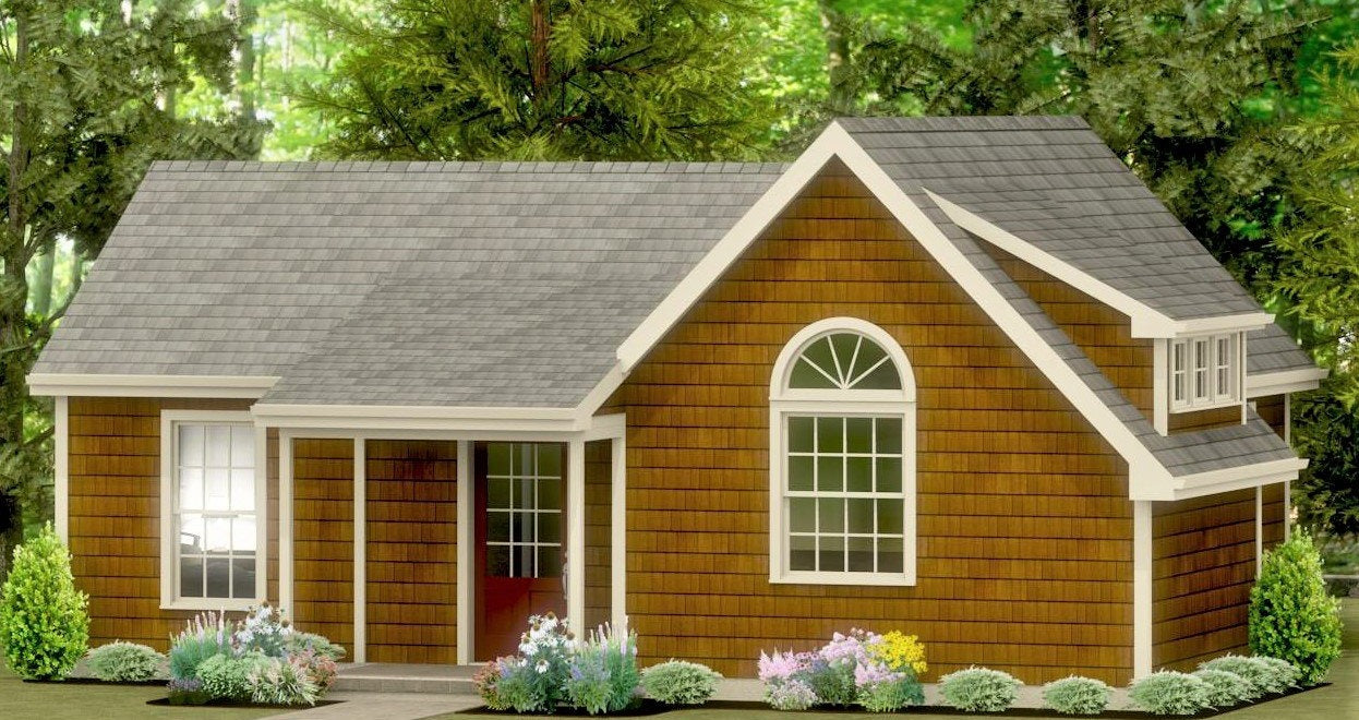 Spring Valley Cottage Plan - 592 sq. ft.