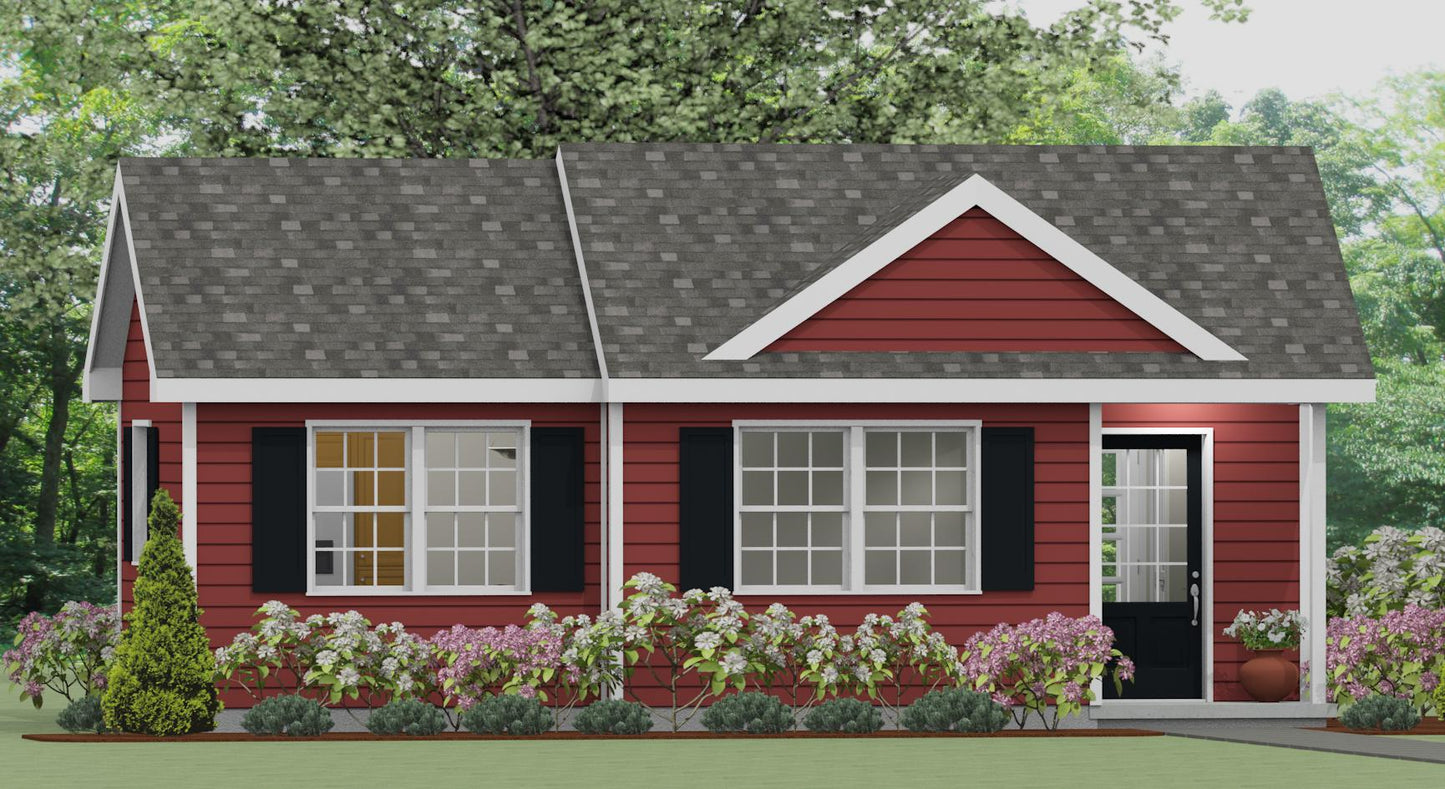 Stockton Cottage Plan  -  560 sq. ft.