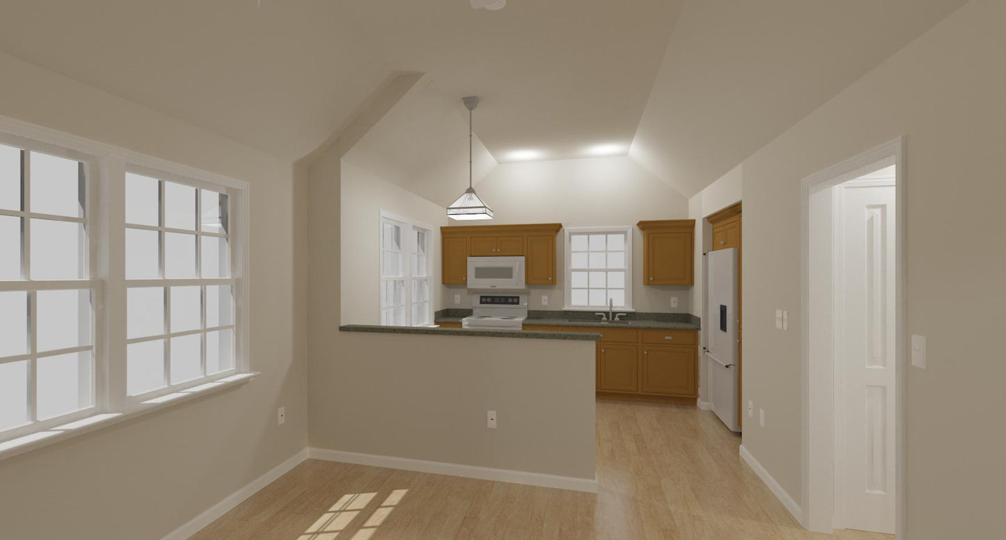 Stockton Cottage Plan - 560 sq. ft.
