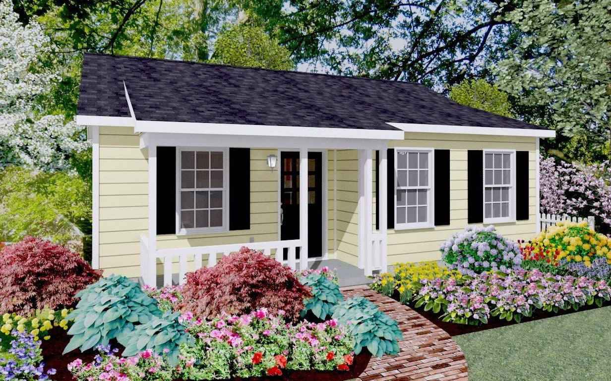 Sundale Cottage Plan  -  630 sq. ft.