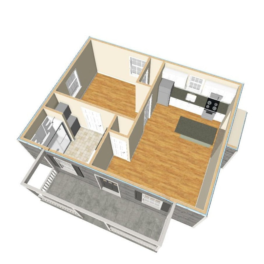 Valley Falls Cottage - 500 sq. ft.