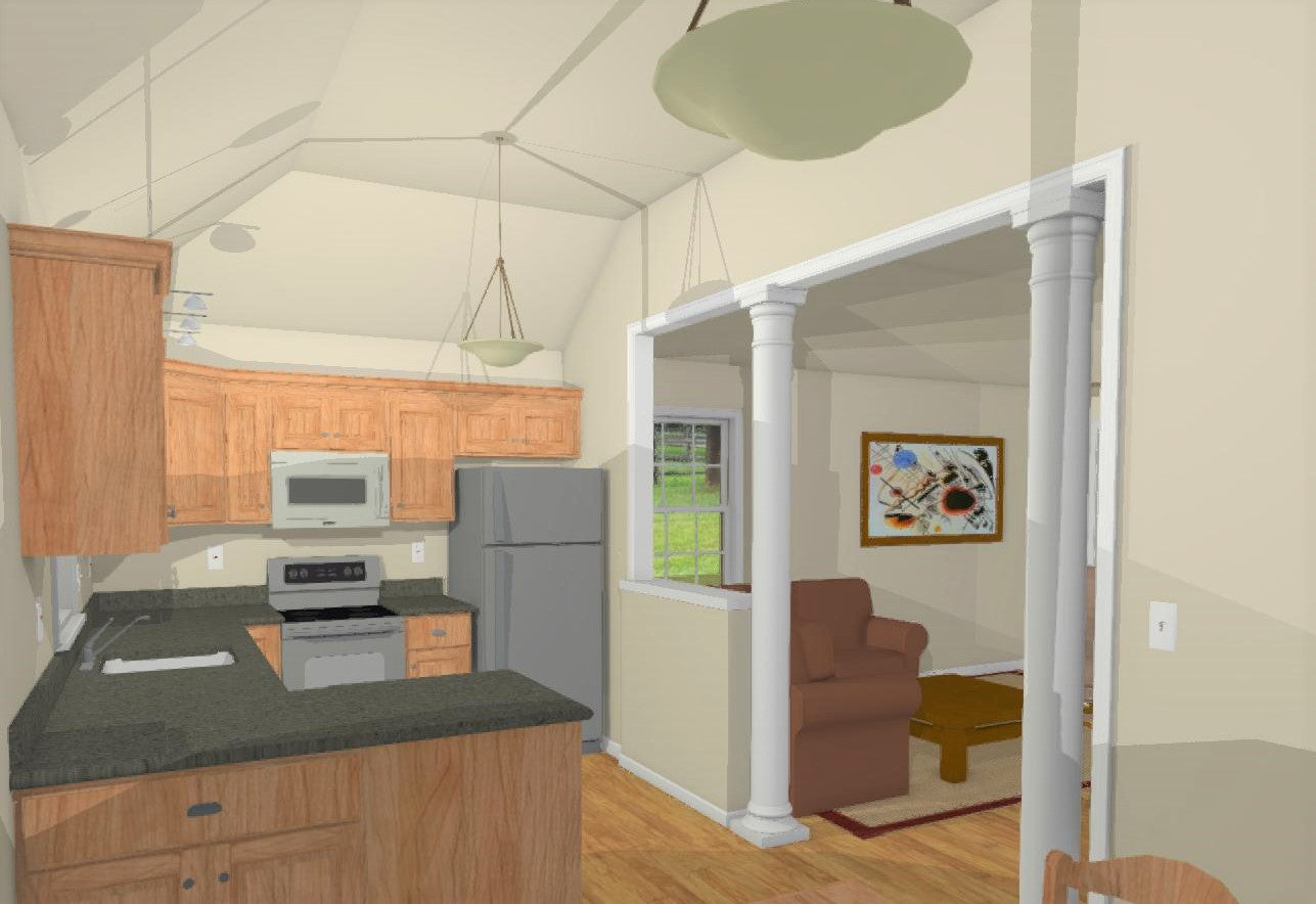 Warwick Cottage Plan - 710 sq. ft.