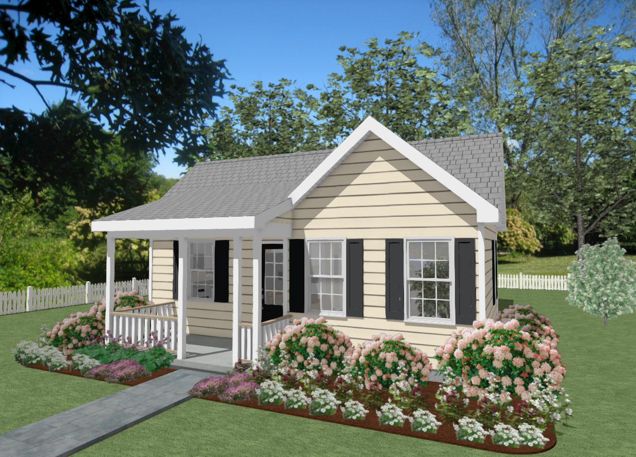 600-800 Square Foot Cottage Plans – Tuckaway Cottage Designs