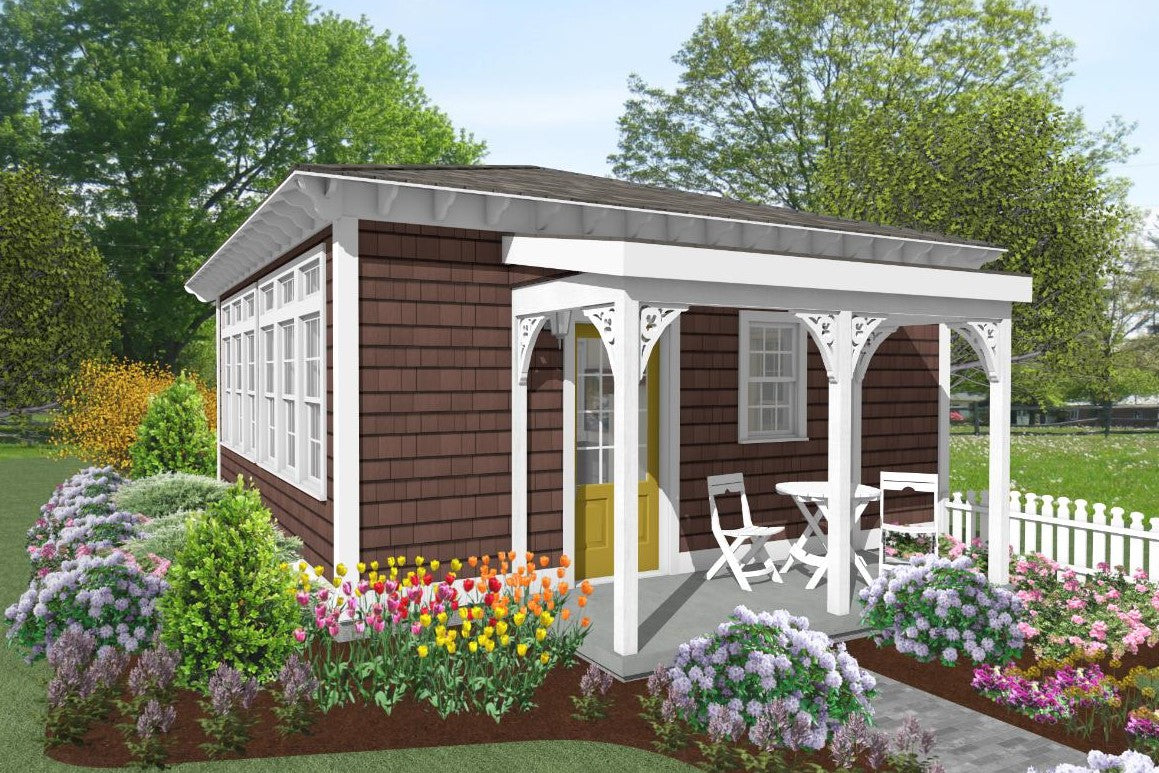 Gardenville Cottage Plan  -  400 sq. ft.