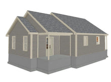 Load image into Gallery viewer, Glenwood 2 BR Cottage Plan - 779 sq. ft.