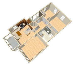 Landenberg 2 BR Cottage Plan - 846 sq. ft.