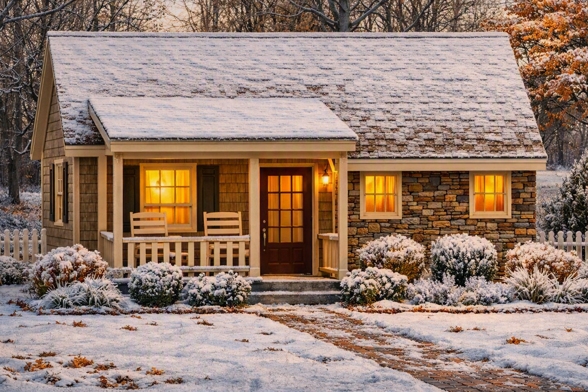 Landenberg Cottage Plan -                                              664 sq. ft.