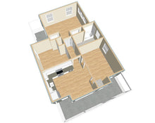 Load image into Gallery viewer, Rockport 2 BR Cottage Plan - 798 sq. ft.