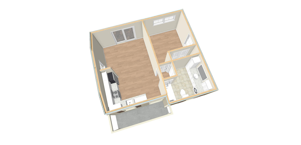 Wickerton Cottage - 500 sq. ft.