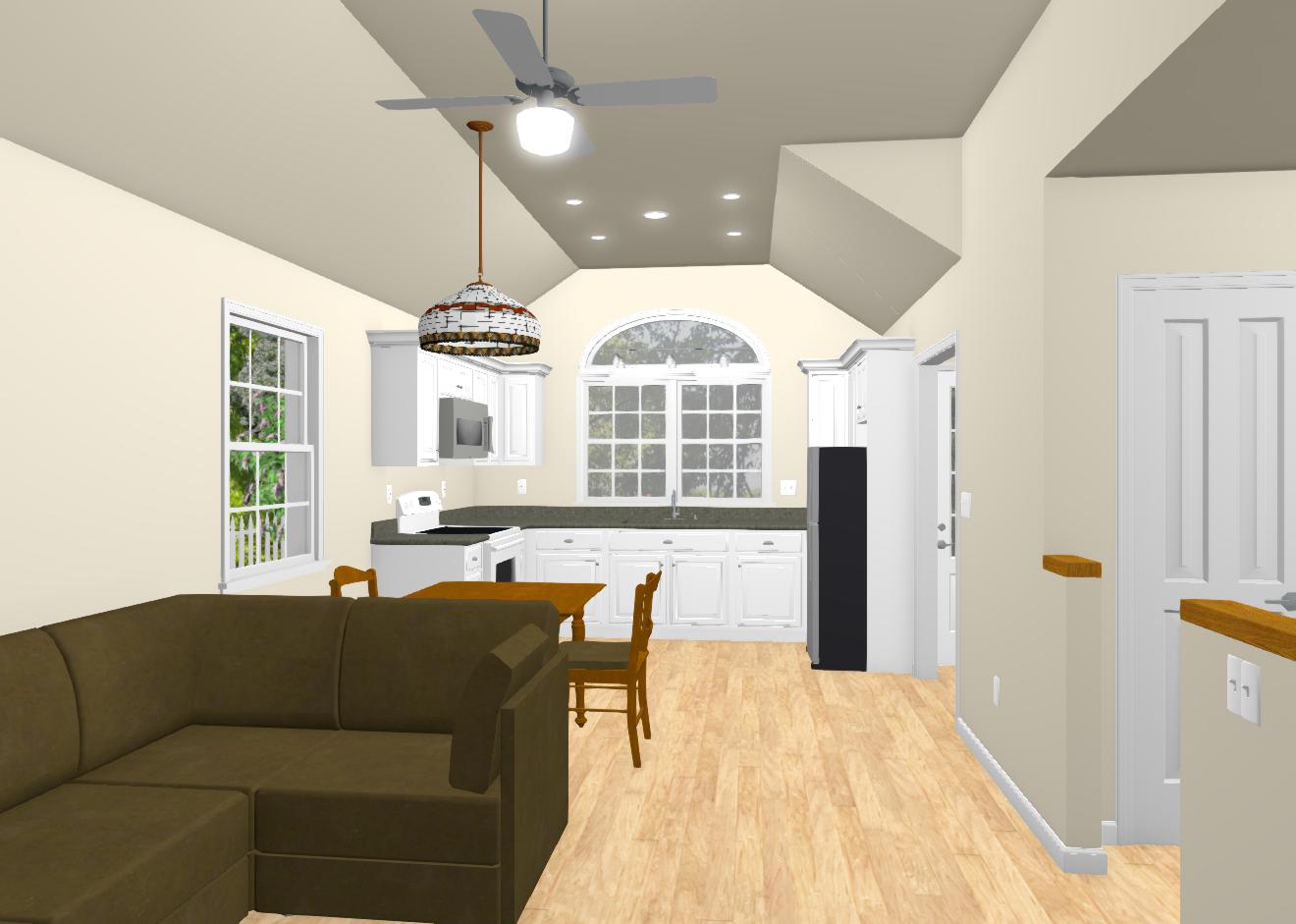 Ashland Cottage Plan - 528 sq. ft.