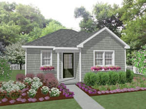 Ashland Cottage Plan - 528 sq. ft.