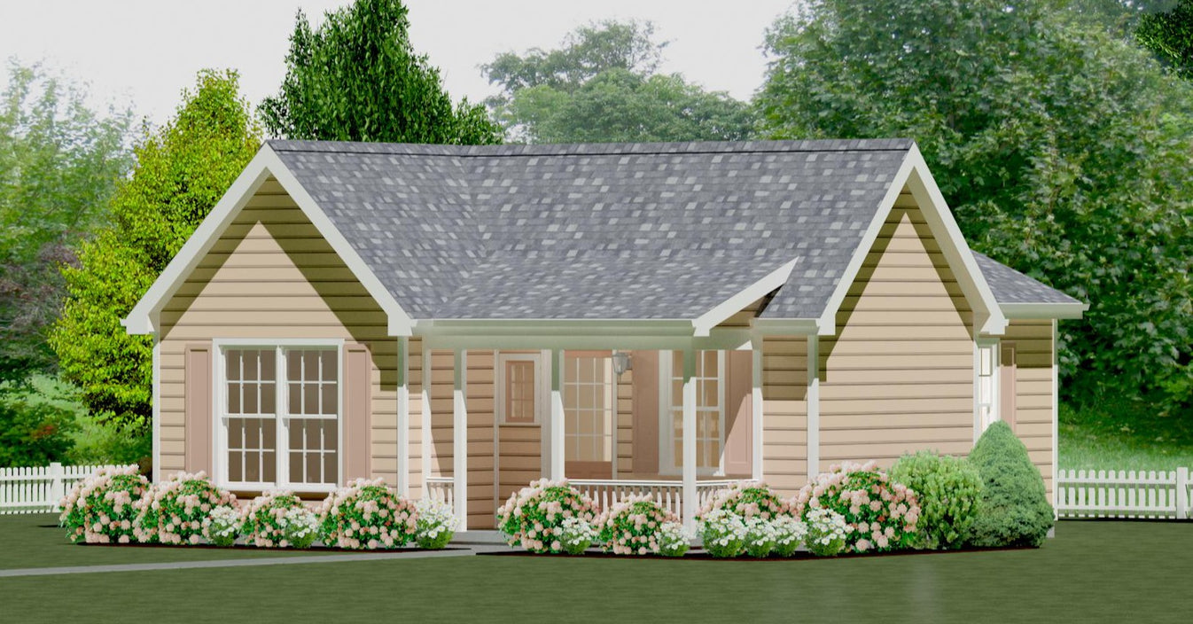 Avondale Cottage Plan - 550 Sq. Ft. – Tuckaway Cottage Designs