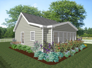 Bridgeton Cottage Plan - 568 sq. ft.